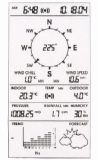 Thermor Weather Station Screen