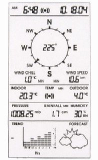 Thermor Weather Station Screen