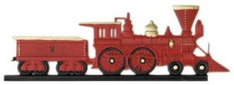 Locomotive from Large Selection of Weathervanes at Knobs & Things